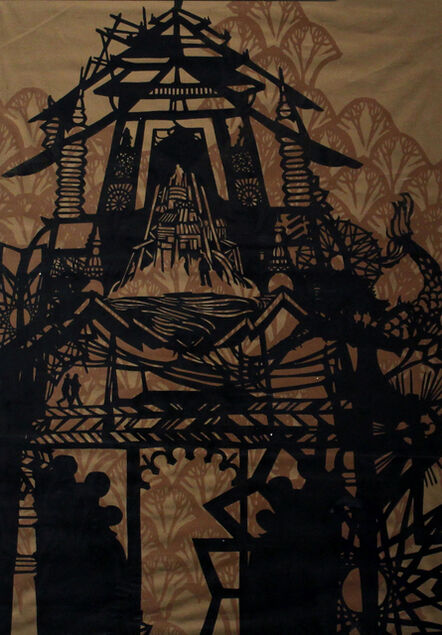 Swoon, ‘Temple’, 2010
