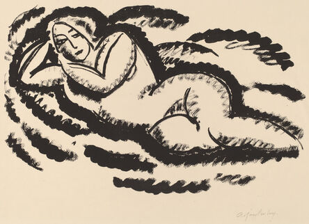 Alexej von Jawlensky, ‘Reclining Nude’, ca. 1912