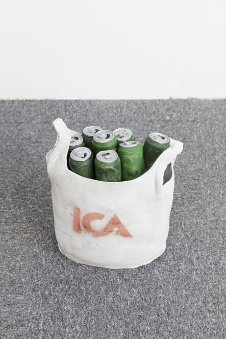 Henrik Ekesiöö, ‘Plastic bag with empty cans’, 2020