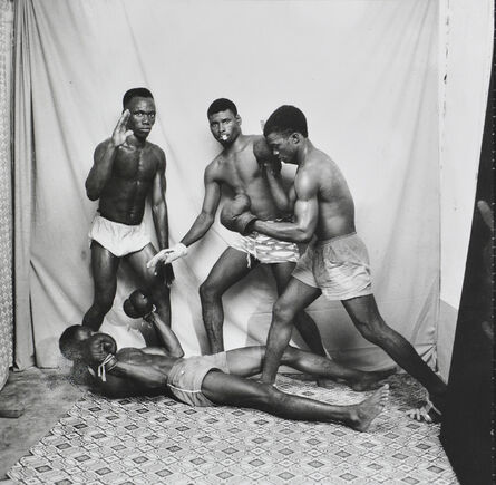 Malick Sidibé, ‘Boxers Posing’, 1965