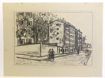 Maurice Utrillo, ‘La Rue d’Orchampt’, ca. 1910