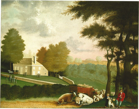 Edward Hicks, ‘The Grave of William Penn’, ca. 1847/1848