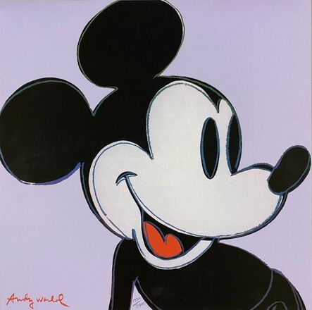 Andy Warhol, ‘Mickey Mouse (Violet)’, 1986