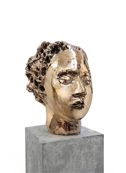 Vanessa Beecroft, ‘Bronze Head (Gold) vb.b.005’, 2014