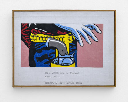 Richard Pettibone, ‘Roy Lichtenstein, Fastest Gun 1963’, 1965