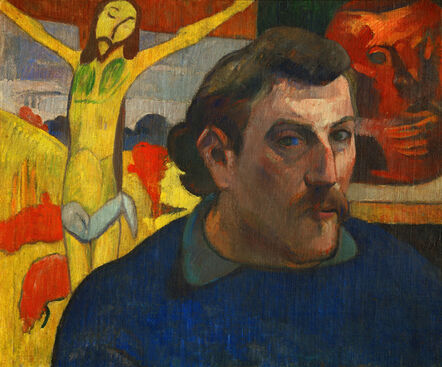 Paul Gauguin, ‘Self-portrait with Yellow Christ’, 1890-1891