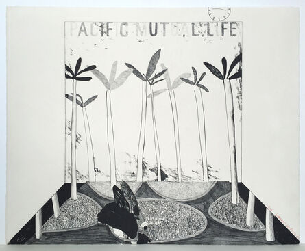 David Hockney, ‘Pacific Mutual Life’, 1964
