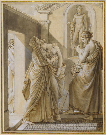 François-Pascal-Simon, called Baron Gérard, ‘The Father of Psyche Consulting the Oracle of Apollo’, 1796