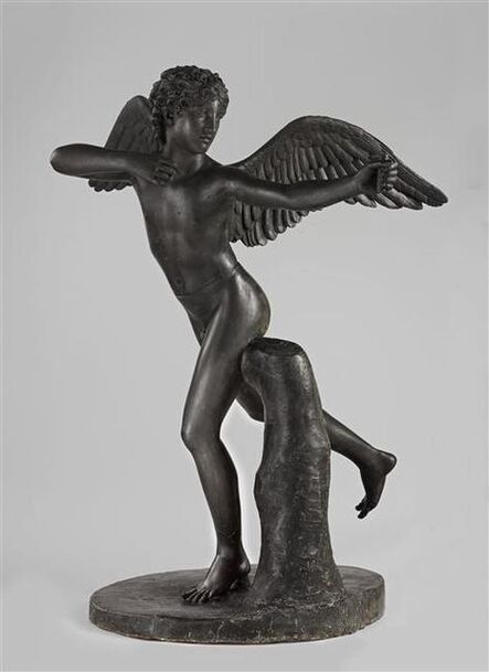 François-Joseph Bosio, ‘L'Amour lançant ses traits et s'envolant (Cupid shooting his arrows and flying)’