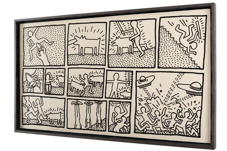 Keith Haring, ‘Untitled (The Blueprint Drawings - No. 1)’, 1990