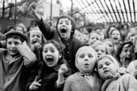 Alfred Eisenstaedt, ‘Children at a puppet theatre, Paris’, 1963