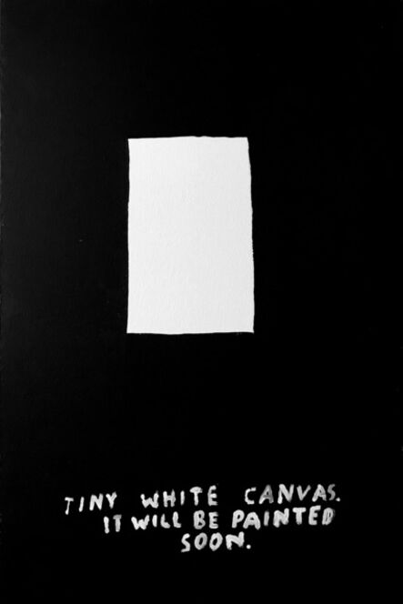 Alejandro Magallanes, ‘Tiny White Canvas’, 2018