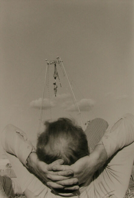 Ken Graves, ‘Aerial Thrill Show, Man Reclining, Butler Co. Fair, Pa’, 1978