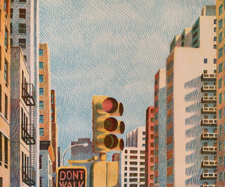 Yvonne Jacquette, ‘East 15th Street’, 1974