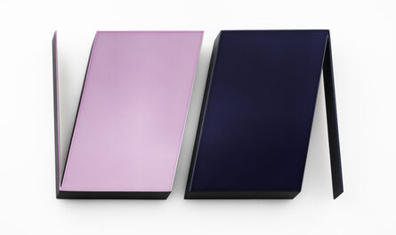 Willi Siber, ‘Two Wall Objects, Purple’, 2018