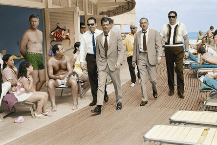 Terry O'Neill, ‘Frank Sinatra, Miami Boardwalk - Colour’, 1968