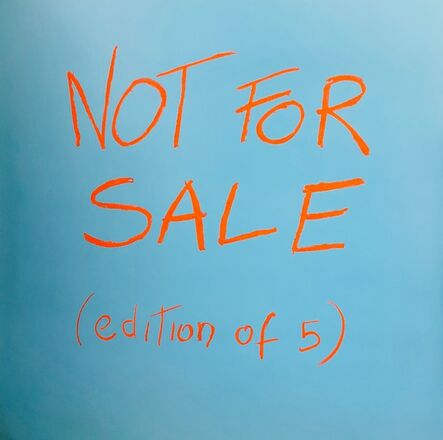 Daniele Sigalot, ‘Not For Sale’, 2018
