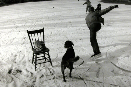 Larry Towell, ‘The Skating Pond, Lambton County, Ontario, Canada’, 1992