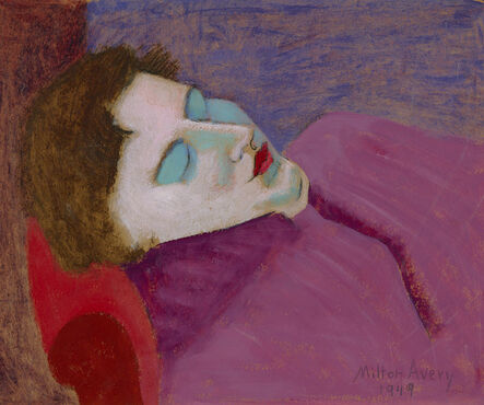 Milton Avery, ‘Sleeping Sally’, Dated 1949