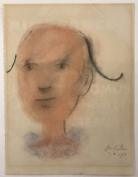 Jean Cocteau, ‘Harlequin Portrait’, 1954