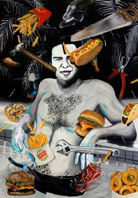 Yann Leto, ‘Tools and fast food’, 2017