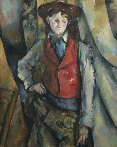 Paul Cézanne, ‘Boy in a Red Waistcoat’, 1888-1890