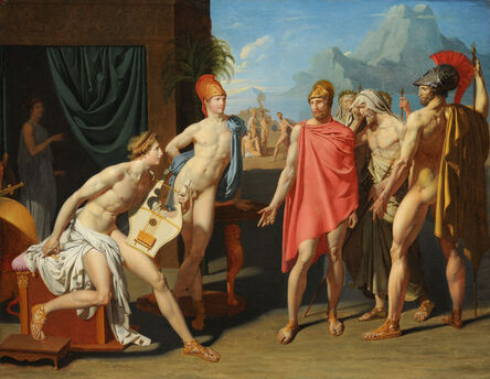 Jean-Auguste-Dominique Ingres, ‘Achilles Receiving the Ambassadors of Agamemnon’, 1801