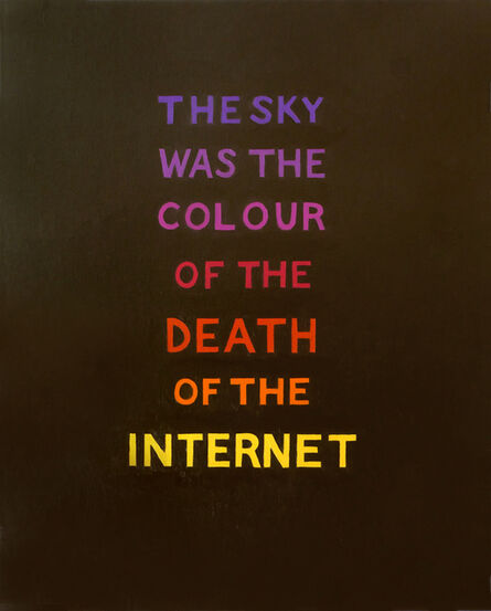 Suzanne Treister, ‘SURVIVOR (F)/The Sky Was the Colour of the Death of the Internet’, 2019