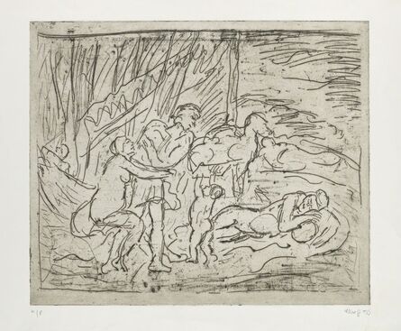 Leon Kossoff, ‘From Poussin ‘Cephalus and Aurora’’, ca. 1990s