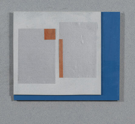George Dannatt, ‘Collage in Blue and Corail No 1’, 1994