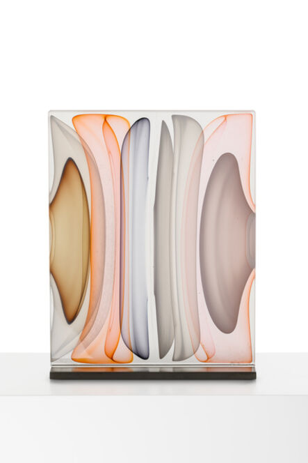 Jamie Harris, ‘Infusion Block in Opal White, Amber, Brown and Grey’, 2017