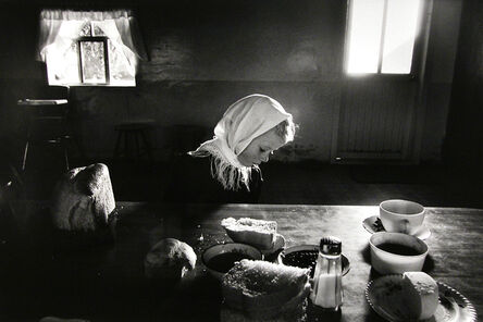 Larry Towell, ‘Helen Dyck, La Batea Colony, Zacatecas, Mexico’, 1992