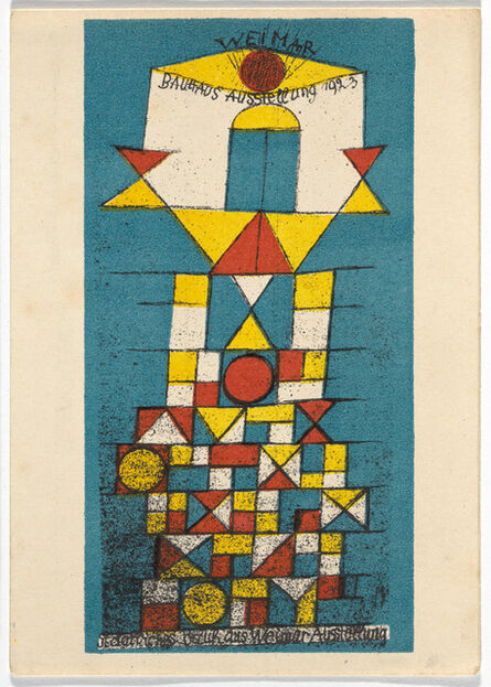 Paul Klee, ‘Bauhaus Postcard’, 1923