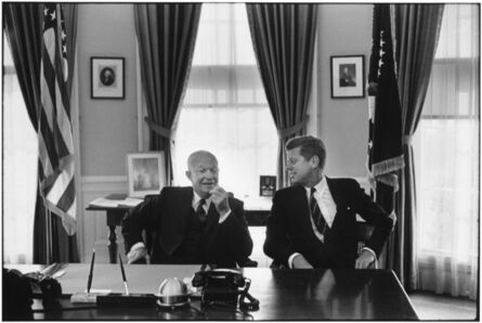 Elliott Erwitt, ‘President Dwight D. Eisenhower and President-elect John F. Kenendy’, 1960