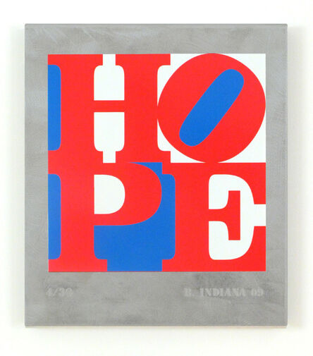 Robert Indiana, ‘HOPE: Red, White, Blue’, 2009