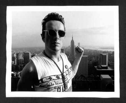 Bob Gruen, ‘Joe Strummer / Clash Top of The Rock, NYC ’, 1981