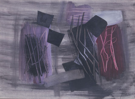 Fritz Winter, ‘Vergehendes Rot (Fading Red)’, 1954