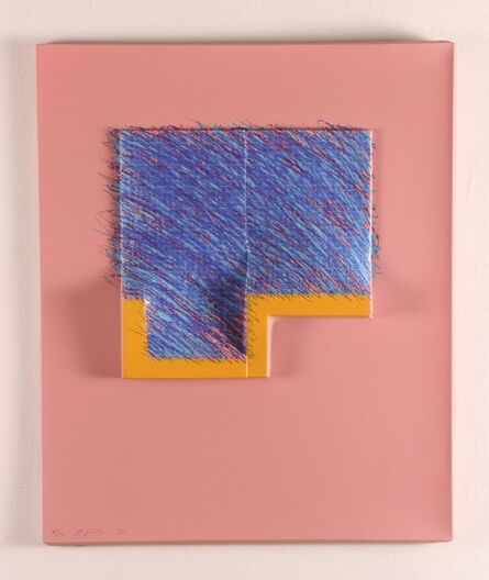 Richard Smith (1931-2016), ‘Seven from Logo Suite (Pink Blue)’, 1971