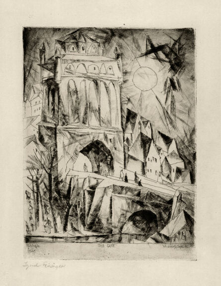 Lyonel Feininger, ‘Das Tor (The Gate)’, 1912