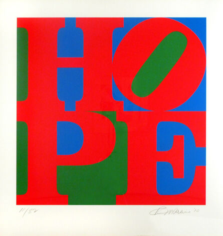 Robert Indiana, ‘Classic HOPE’, 2010