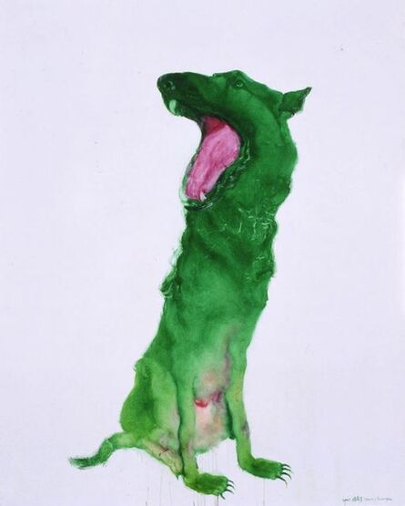 Zhou Chunya 周春芽, ‘Green Dog ’, 2011