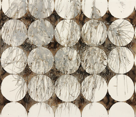 Katina Huston, ‘Katagami Series: Silver Pine Over Circles’, ca. 2014
