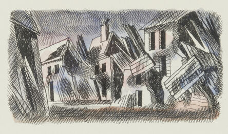 Barnett Freedman, ‘Bomb Damaged Houses, c. 1931’, ca. 1931