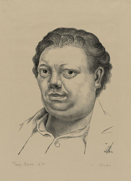 Diego Rivera, ‘Self-Portrait’, 1930