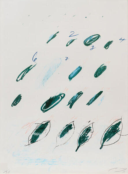 Cy Twombly, ‘Natural History Part II: Some Trees of Italy (complete portfolio of 8)’, 1976