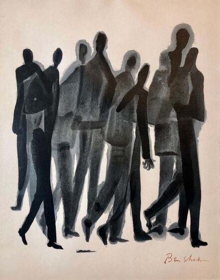 Ben Shahn, ‘Many Men’, 1968
