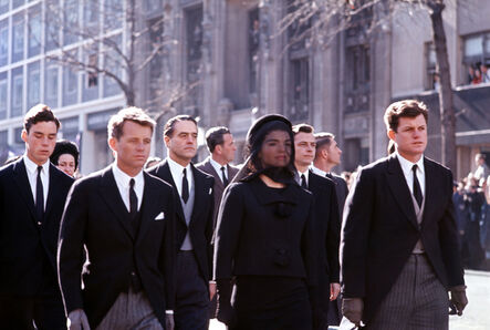 Henri Dauman, ‘A sorrowing family marches together, JFK Funeral, Washington, DC’, 1963