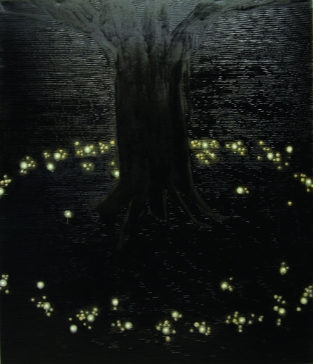 Michiko Itatani, ‘"Untitled" Painting from Cosmic Night's Out CN-2’, 2005