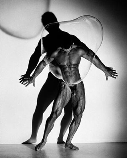Herb Ritts, ‘Male Nude with Bubble, Los Angeles’, 1989