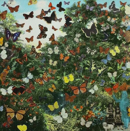 Peter Blake, ‘Inkjet on canvas - London - Hyde Park ‐Positively the Last Appearance of the Butterfly Man’, 2013